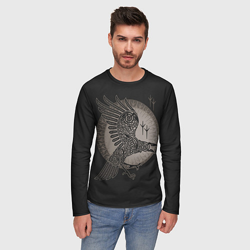 Мужской лонгслив Vikings / 3D-принт – фото 3