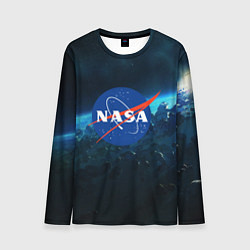Лонгслив мужской NASA, цвет: 3D-принт