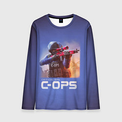 Лонгслив мужской Critical Ops, цвет: 3D-принт