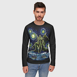 Лонгслив мужской Ктулху, цвет: 3D-принт — фото 2