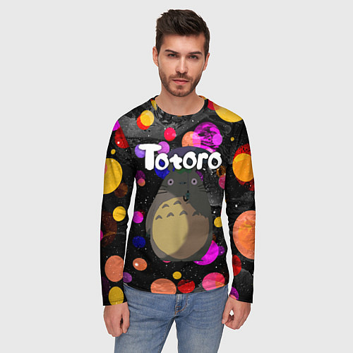 Мужской лонгслив Totoro / 3D-принт – фото 3