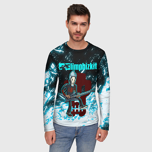 Мужской лонгслив LIMP BIZKIT / 3D-принт – фото 3