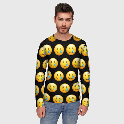 Мужской лонгслив New Emoji / 3D-принт – фото 3