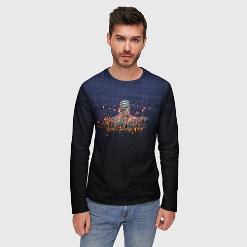 Мужской лонгслив Armfight / 3D-принт – фото 3