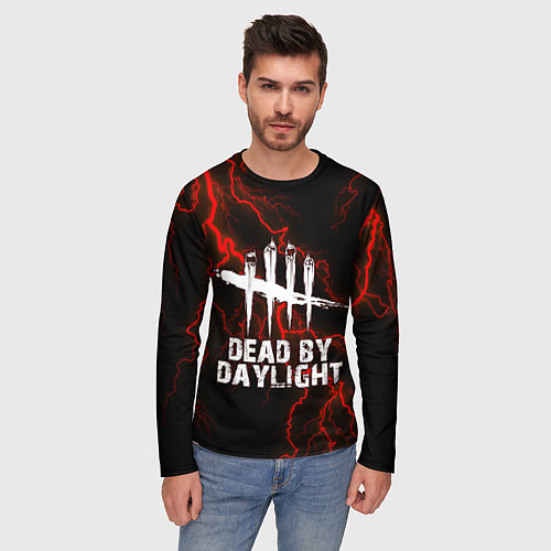 Мужской лонгслив Dead by Daylight / 3D-принт – фото 3
