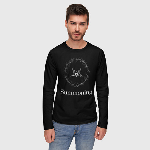 Мужской лонгслив Summoning / 3D-принт – фото 3