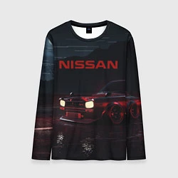 Лонгслив мужской NISSAN, цвет: 3D-принт