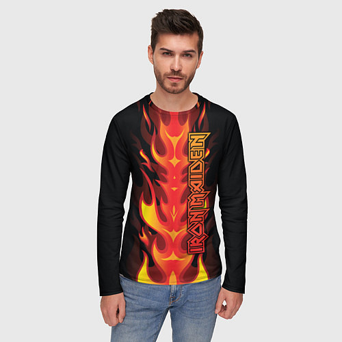 Мужской лонгслив Iron Maiden / 3D-принт – фото 3