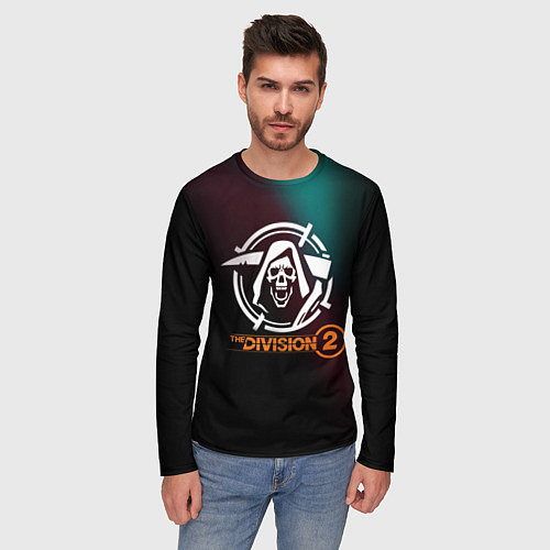 Мужской лонгслив The Division 2 Logo / 3D-принт – фото 3