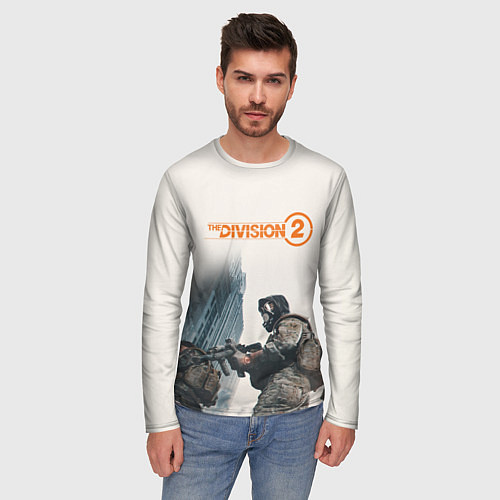 Мужской лонгслив The Division 2 Military / 3D-принт – фото 3