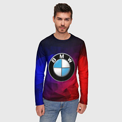 Лонгслив мужской BMW NEON, цвет: 3D-принт — фото 2