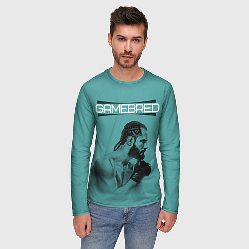 Мужской лонгслив Gamebred / 3D-принт – фото 3