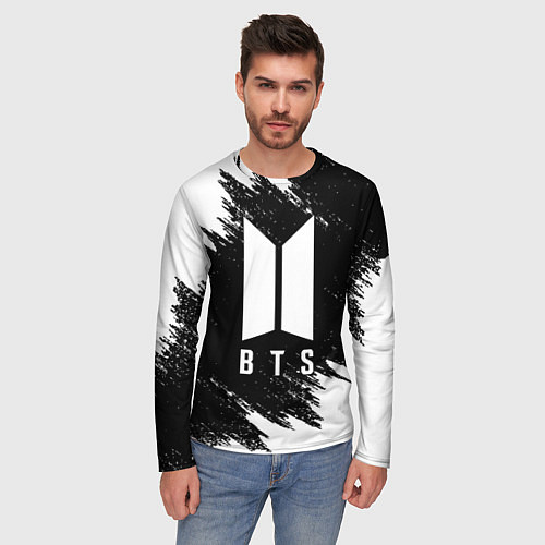Мужской лонгслив BTS / 3D-принт – фото 3