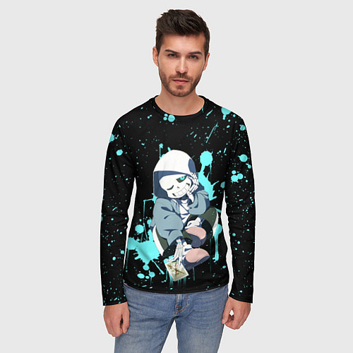 Мужской лонгслив UNDERTALE / 3D-принт – фото 3