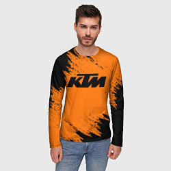 Лонгслив мужской KTM, цвет: 3D-принт — фото 2