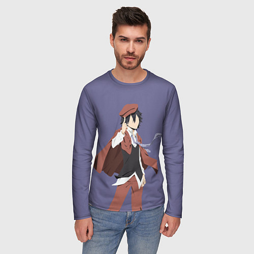 Мужской лонгслив Ranpo Edogawa / 3D-принт – фото 3