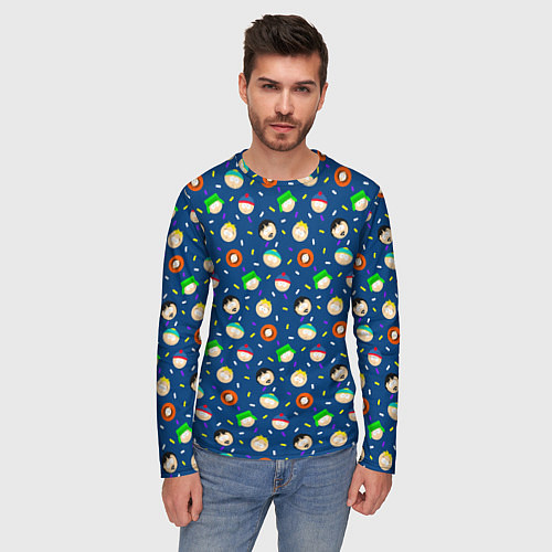 Мужской лонгслив South Park / 3D-принт – фото 3