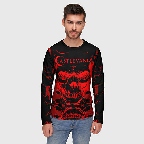 Мужской лонгслив Castlevania / 3D-принт – фото 3