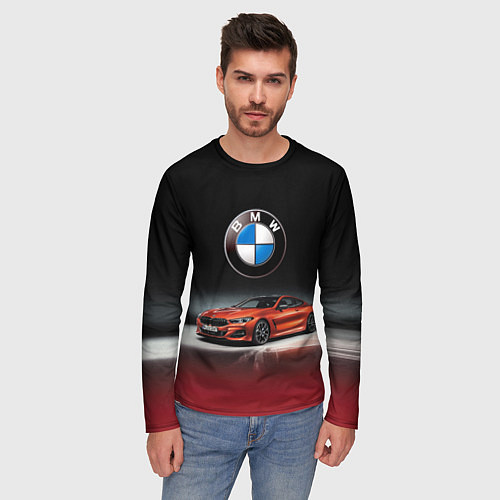 Мужской лонгслив BMW / 3D-принт – фото 3
