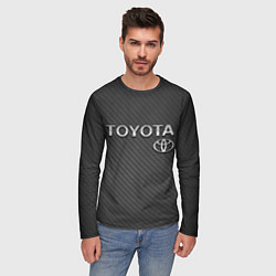 Лонгслив мужской Toyota Carbon, цвет: 3D-принт — фото 2