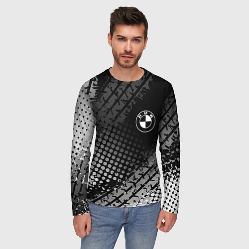Мужской лонгслив BMW / 3D-принт – фото 3