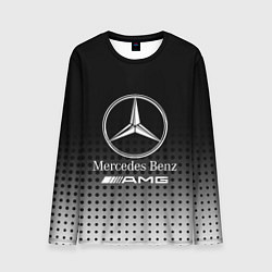 Лонгслив мужской Mercedes-Benz, цвет: 3D-принт
