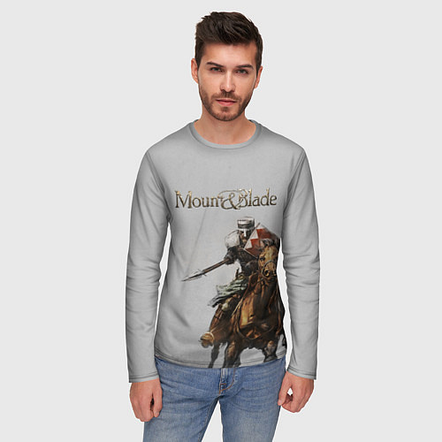 Мужской лонгслив Mount and Blade / 3D-принт – фото 3