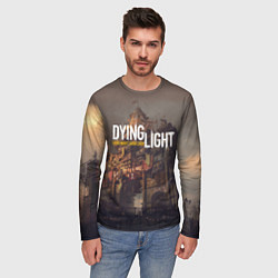 Лонгслив мужской DYING LIGHT спина Z, цвет: 3D-принт — фото 2