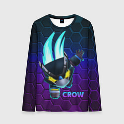 Лонгслив мужской Brawl Stars CROW, цвет: 3D-принт