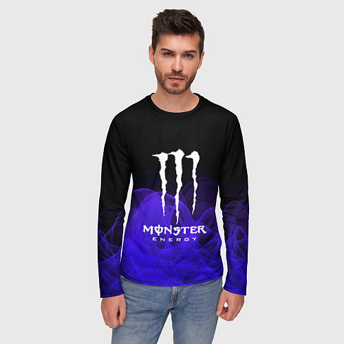 Мужской лонгслив MONSTER ENERGY / 3D-принт – фото 3