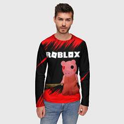 Лонгслив мужской Roblox Piggy, цвет: 3D-принт — фото 2