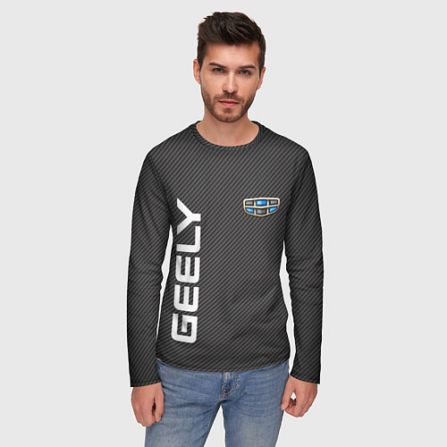 Мужской лонгслив GEELY / 3D-принт – фото 3