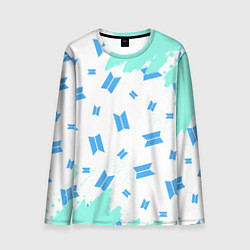 Лонгслив мужской BTS БТС, цвет: 3D-принт