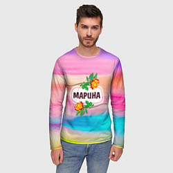 Лонгслив мужской Марина, цвет: 3D-принт — фото 2