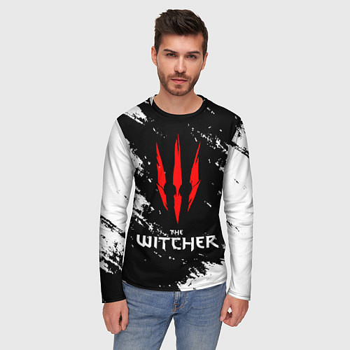 Мужской лонгслив The Witcher / 3D-принт – фото 3