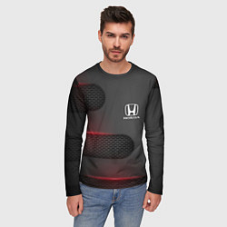 Лонгслив мужской HONDA, цвет: 3D-принт — фото 2
