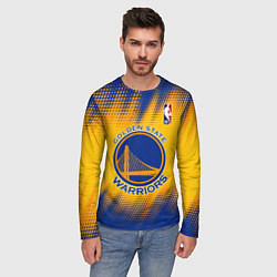Лонгслив мужской Golden State Warriors, цвет: 3D-принт — фото 2