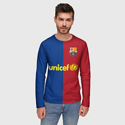 Лонгслив мужской Форма Barcelona Messi, цвет: 3D-принт — фото 2