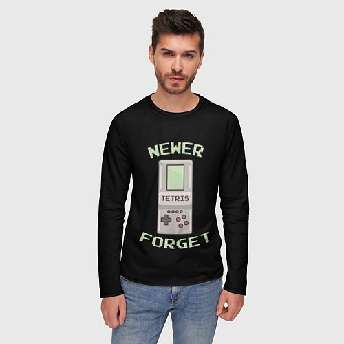 Мужской лонгслив Никогда не забуду / 3D-принт – фото 3