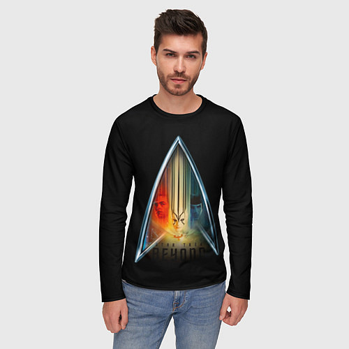 Мужской лонгслив Звездный путь / 3D-принт – фото 3