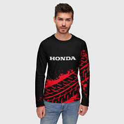 Лонгслив мужской HONDA ХОНДА, цвет: 3D-принт — фото 2