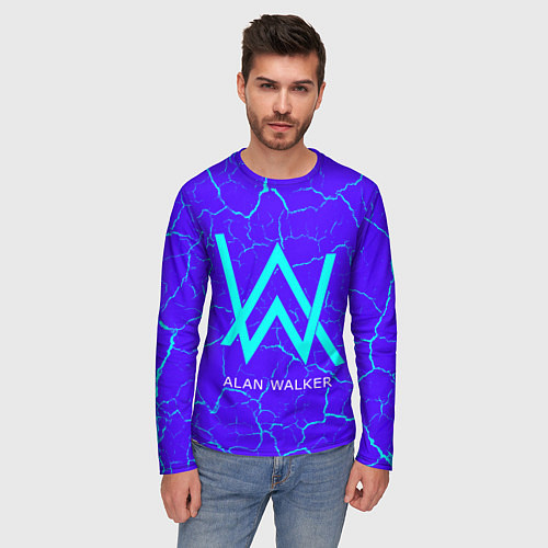 Мужской лонгслив ALAN WALKER АЛАН УОКЕР / 3D-принт – фото 3