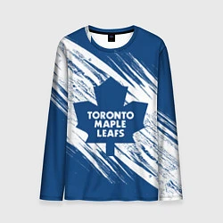 Лонгслив мужской Toronto Maple Leafs,, цвет: 3D-принт