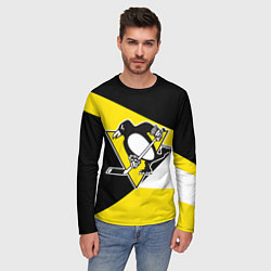 Лонгслив мужской Pittsburgh Penguins Exclusive, цвет: 3D-принт — фото 2