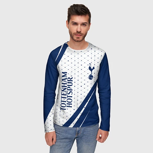 Мужской лонгслив TOTTENHAM HOTSPUR Тоттенхэм / 3D-принт – фото 3