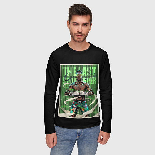 Мужской лонгслив Исраэль Адесанья / 3D-принт – фото 3