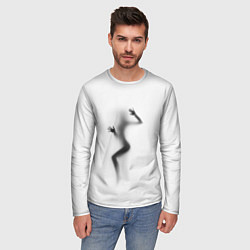 Лонгслив мужской ДЕВУШКА ЗА СТЕКЛОМ, цвет: 3D-принт — фото 2