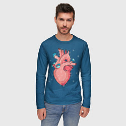 Лонгслив мужской Папин Олимпос, цвет: 3D-принт — фото 2