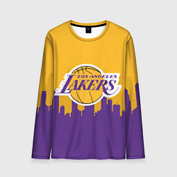 Лонгслив мужской LOS ANGELES LAKERS, цвет: 3D-принт