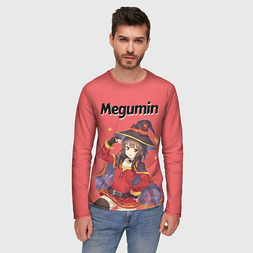 Мужской лонгслив Megumin / 3D-принт – фото 3